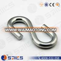 Customized chrome/nickel/zinc plating small s hooks,metal s hook,s shaped hanger hook in Dongguan